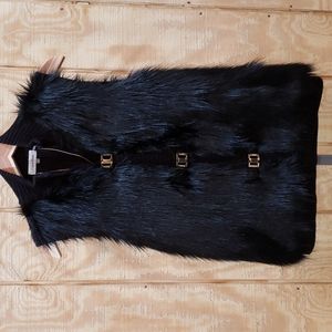Calvin Klein Faux Fur Vest 